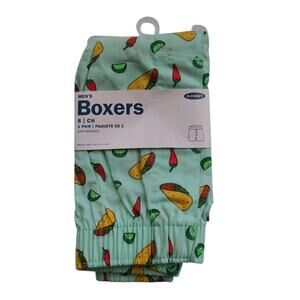 Old Navy Men's Cotton Taco Novelty Boxers Size Small